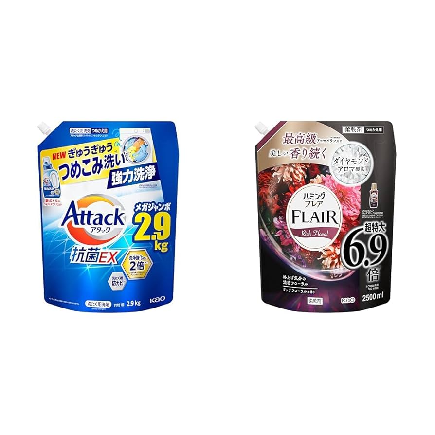洗剤、柔軟剤セット 柔軟剤 液体洗剤 洗濯 マイランドリー詰替用 480ml 6個セット